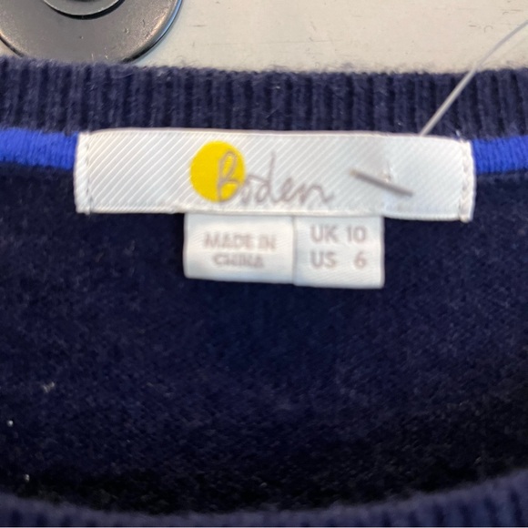 Boden Wool Blend Colorblock Sweater Dress Size 6 - Picture 4 of 6